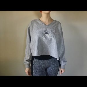 Long sleeve Nike crop top